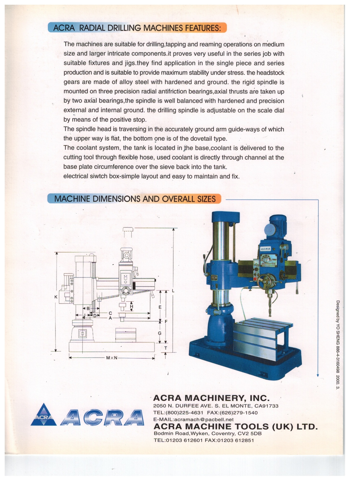 2021 ACRA FRD 900 Radial Drills | Blackout Equipment, LLC